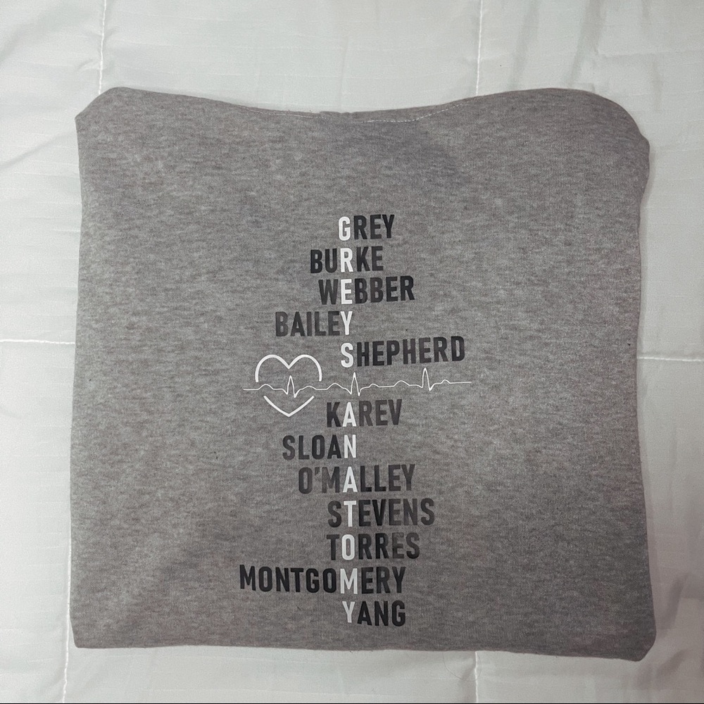 Grey’s Anatomy Gray Hoodie